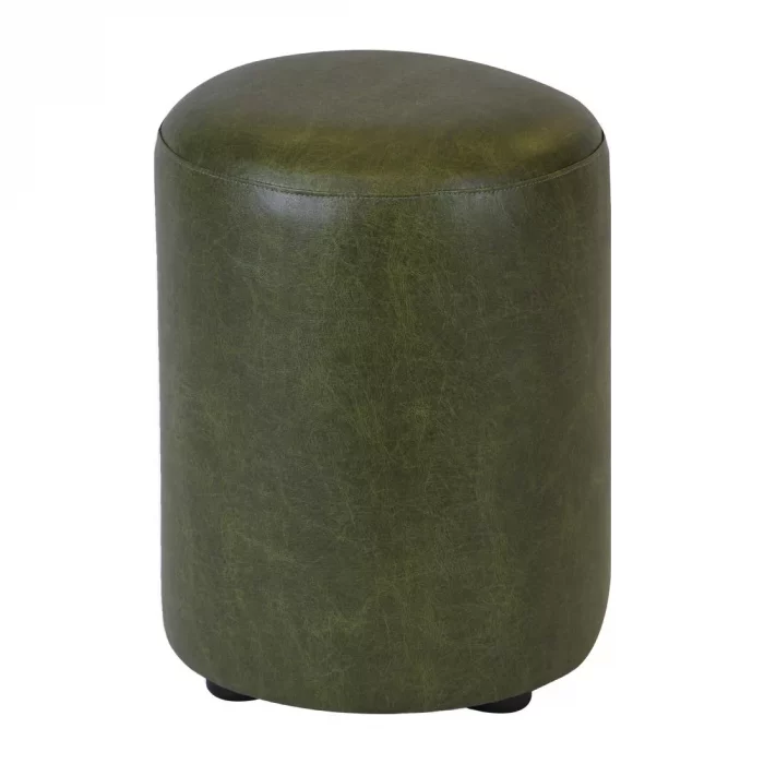 Cylinder Faux Leather Bar Stool Juniper (Pack of 2) - Image 1