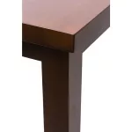 Kendal Square Dining Table Dark Wood 700x700mm - Image 3