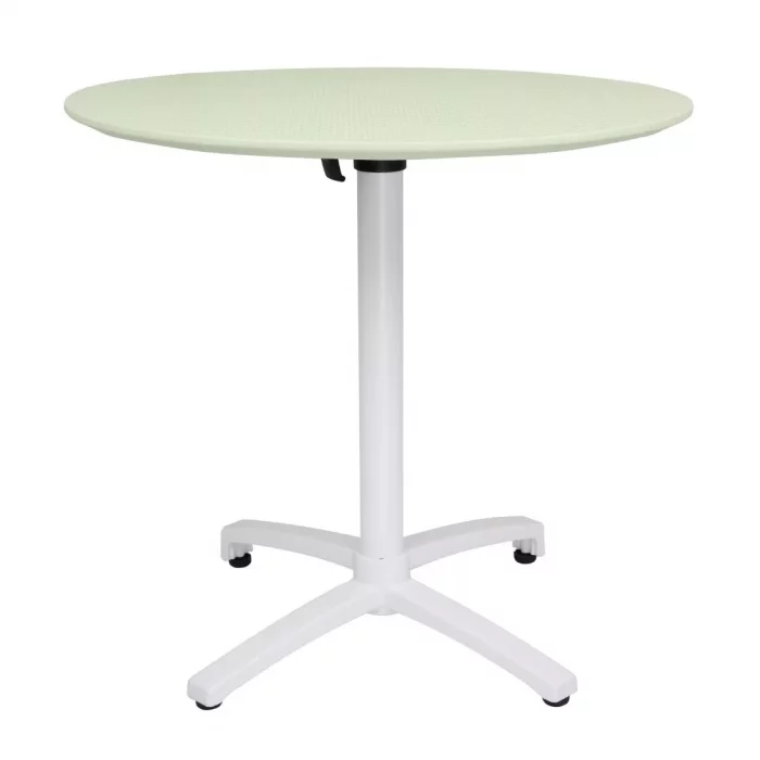 Bolero Folding Polypropylene Table 800mm Mint Green - Image 1