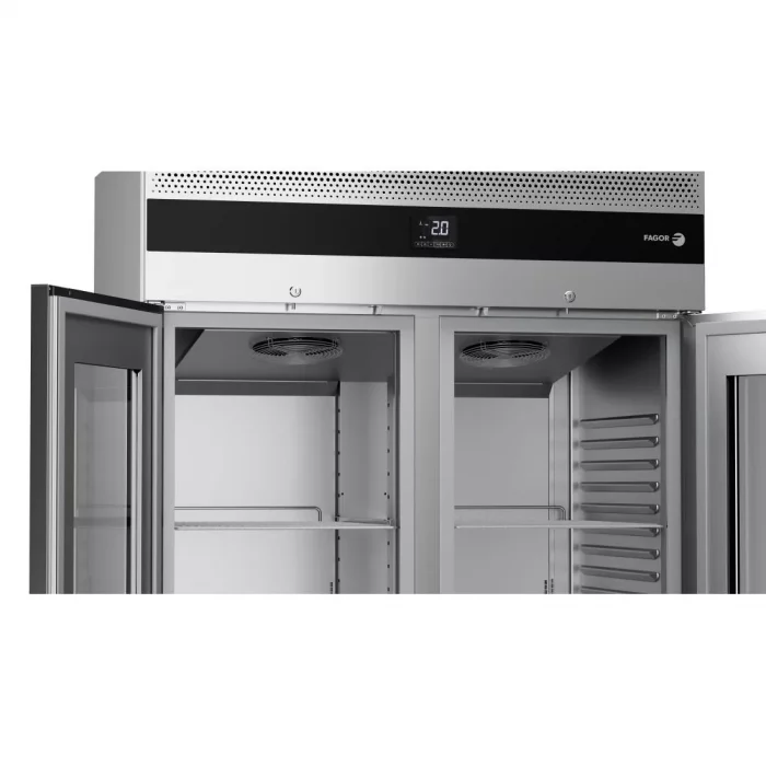 Fagor Advance Gastronorm Upright Cabinet Display Fridge 2 Door AUP-22G GD - Image 3