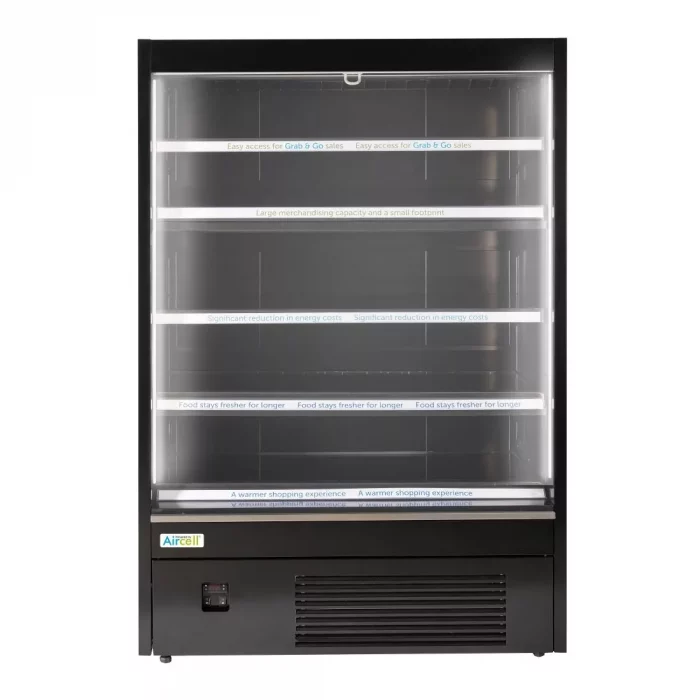 Adande Bora Multideck Display Fridge Black - Image 1