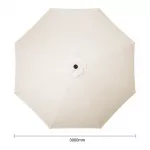 Bolero Seville Round Parasol 3m Diameter Cream - Image 7