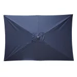 Bolero Seville Square Parasol 2x3m Navy Blue - Image 2