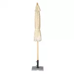 Bolero Sicily Round Striped Parasol 2m Diameter - Image 3