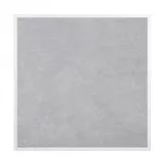 Bolero Light Grey Stone Effect Outdoor Tempered Glass Table Top White Trim 700mm - Image 2