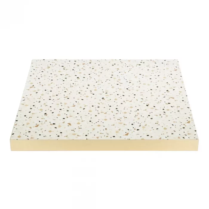 Bolero Terrazzo Style Square Table Top 700x700mm - Image 1