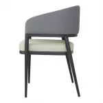 Bolero Meridian Interior Chairs - Pistachio Grey (Pack of 2) - Image 4