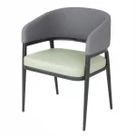 Bolero Meridian Interior Chairs - Pistachio Grey (Pack of 2)