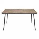 Bolero Santorini Rectangular Table Wood Effect 1400mm - Image 2