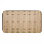Bolero Santorini Rectangular Table Wood Effect 1400mm - Image 3