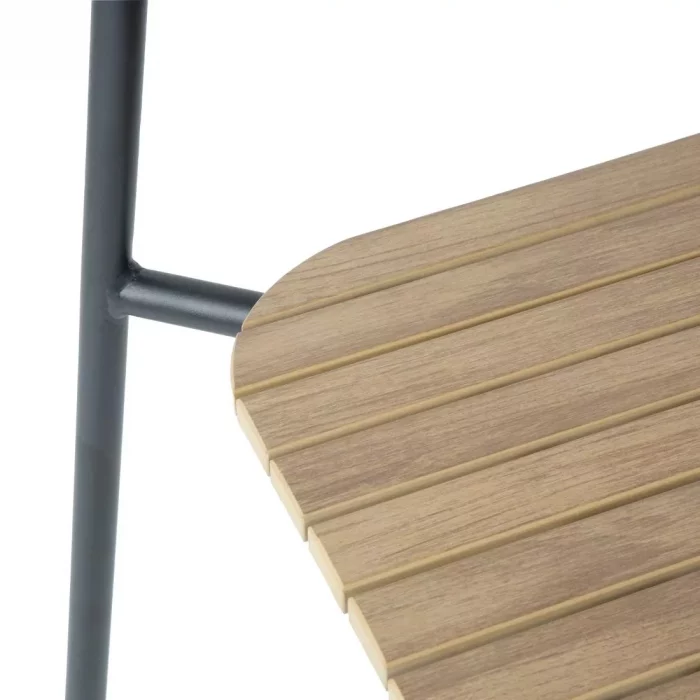 Bolero Santorini Wood Effect Outdoor Chairs (Pack of 4) - Image 5