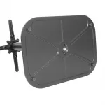 Bolero Black Cast Iron Table Base 720x420x600mm - Image 2