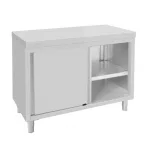 Vogue Standing Floor Cupboard Stainless Steel 900x1200x600mm - Image 5