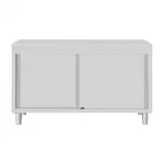 Vogue Standing Floor Cupboard Stainless Steel 900x1500x600mm - Image 3