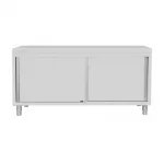 Vogue Standing Floor Cupboard Stainless Steel 900x1800x600mm - Image 3