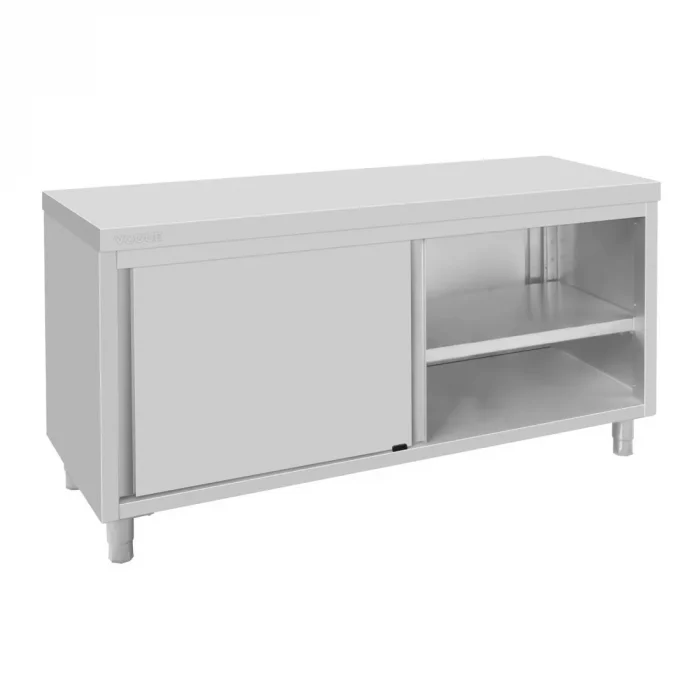 Vogue Standing Floor Cupboard Stainless Steel 900x1800x600mm - Image 5