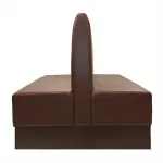 Double Booth in Bison Espresso Vinyl - Image 2