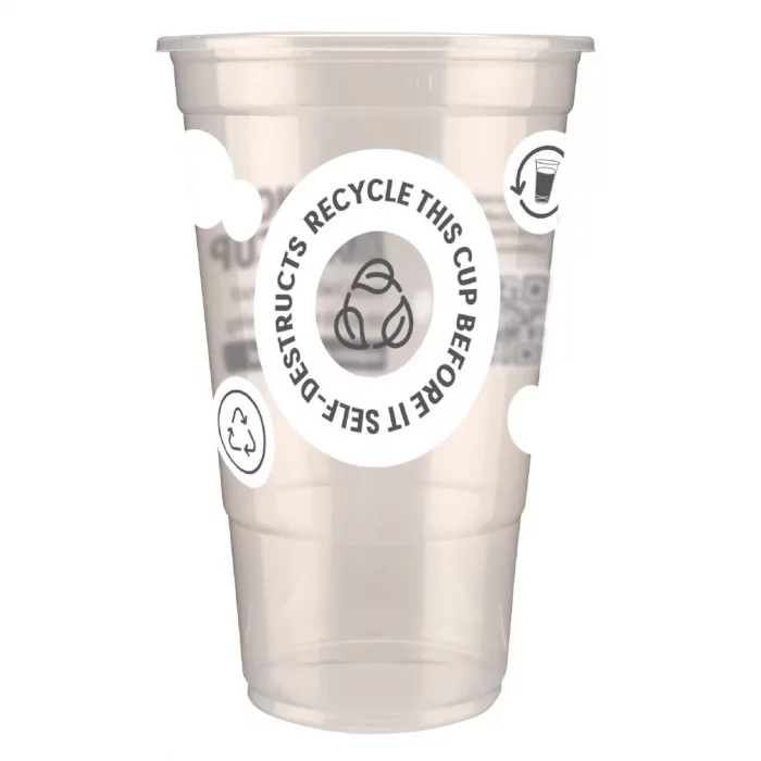 eGreen Printed TWOinONE Flexy Pint Glass CE Marked to Line (Pack of of 1000) - Image 1