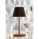 Utopia Dominica LED Cordless Table Lamp 260mm Cocoa (Pack of 6) - Image 2