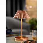 Utopia Aruba LED Cordless Table Lamp 230mm Brushed Copper (Pack of 6) - Image 2