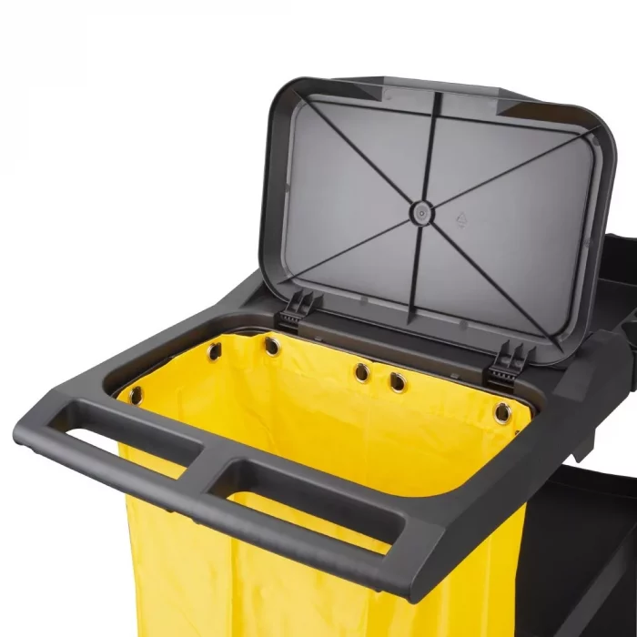 Jantex Cleaning Trolley Black - Image 3
