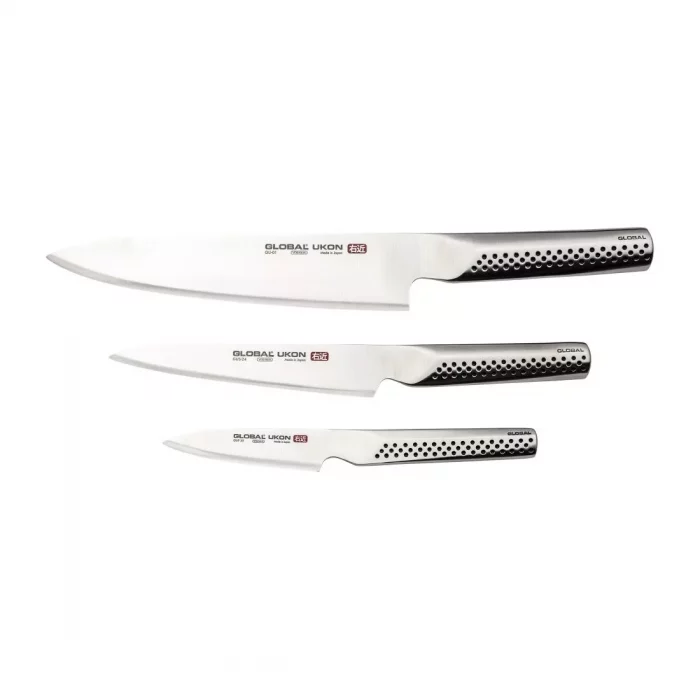 Global Knives Ukon Range 'Sakura' 3 Piece Knife Set - Image 1