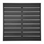 Bolero Aluminium Square Table Top Black 700mm