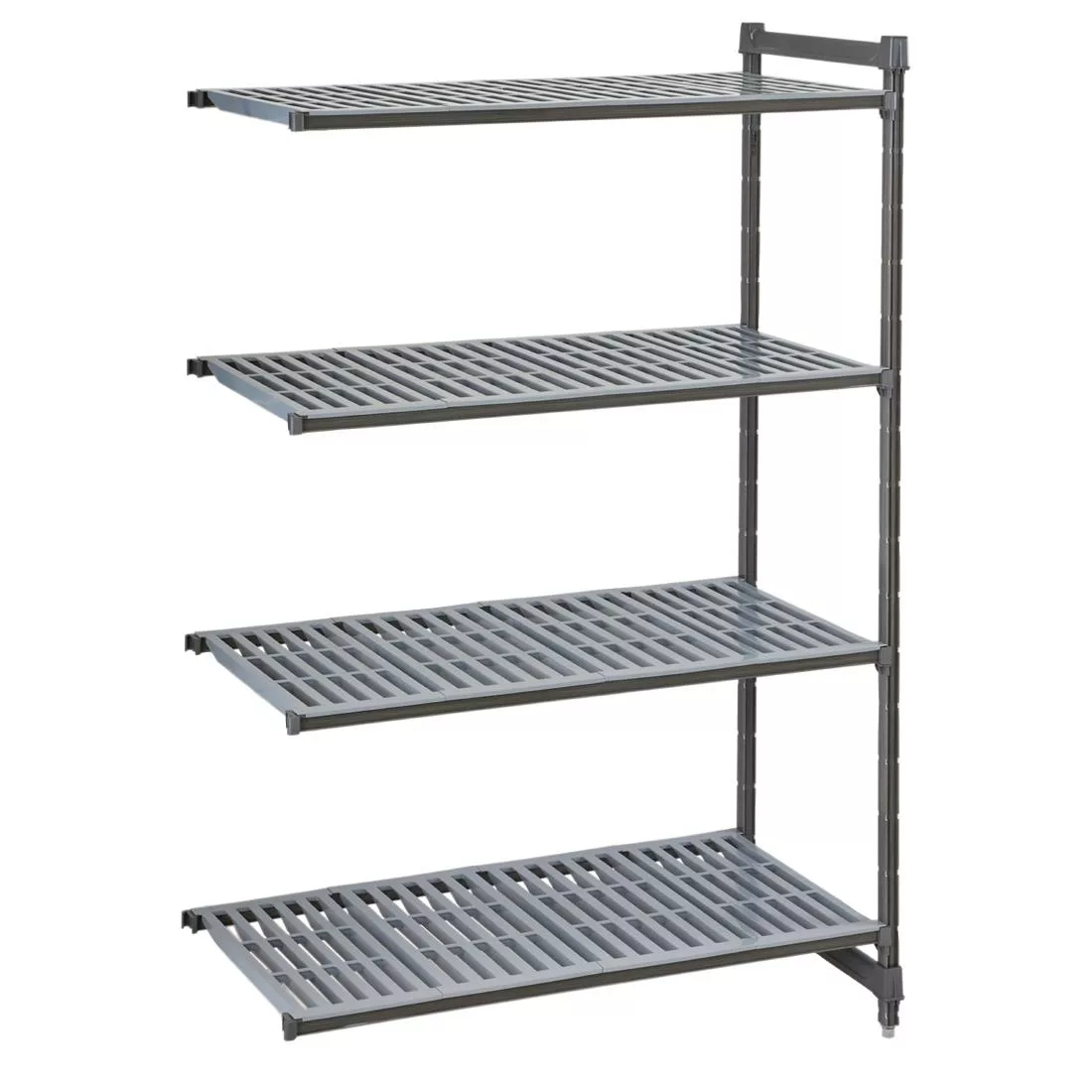fw627_new21.jpg Cambro Camshelving Basics Plus Add-On Unit 4 Tier With Vented Shelves 1830H x 1328W x 610D mm - Image 1