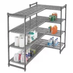 Cambro Camshelving Basics Plus Add-On Unit 4 Tier With Vented Shelves 1630H x 1175W x 540D mm - Image 2
