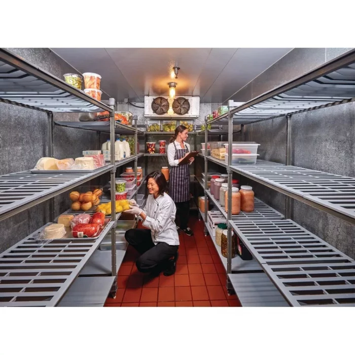 Cambro Camshelving Basics Plus Add-On Unit 4 Tier With Vented Shelves 1630H x 1175W x 540D mm - Image 5