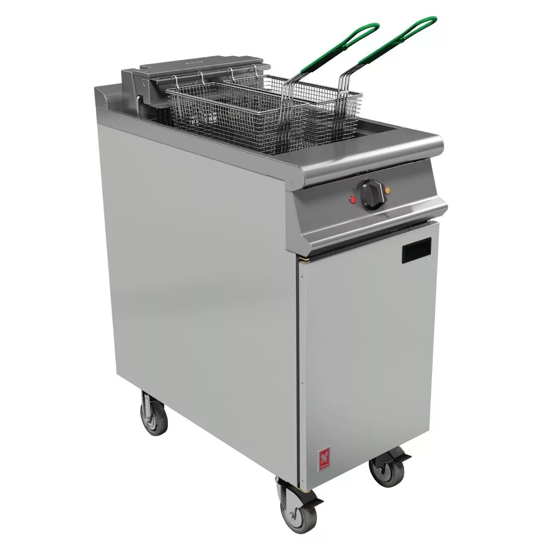 fw760_new21.jpg Falcon Dominator Plus Twin Basket Fryer with Fryer Angel on Castors - Image 1