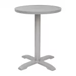 Bolero Aluminium Round Table Top Light Grey 580mm - Image 5
