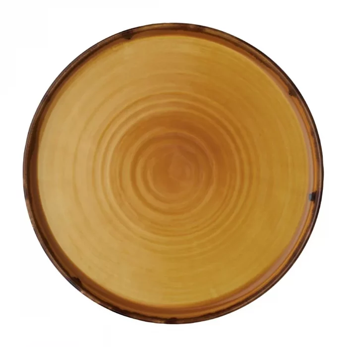 Dudson Harvest Walled Plates Mustard 260mm (Pack of 6) - Image 1