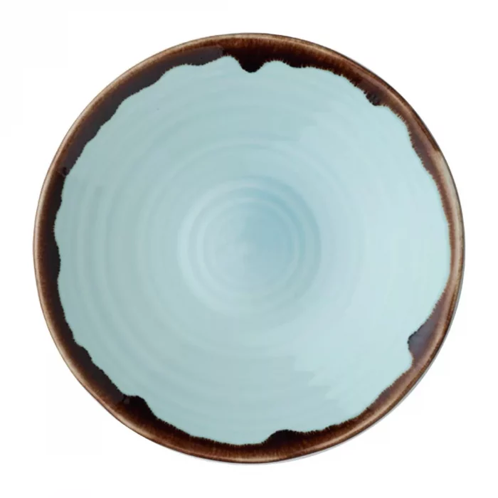 Dudson Harvest  Organic Coupe Bowls Turquoise 210mm (Pack of 12) - Image 1