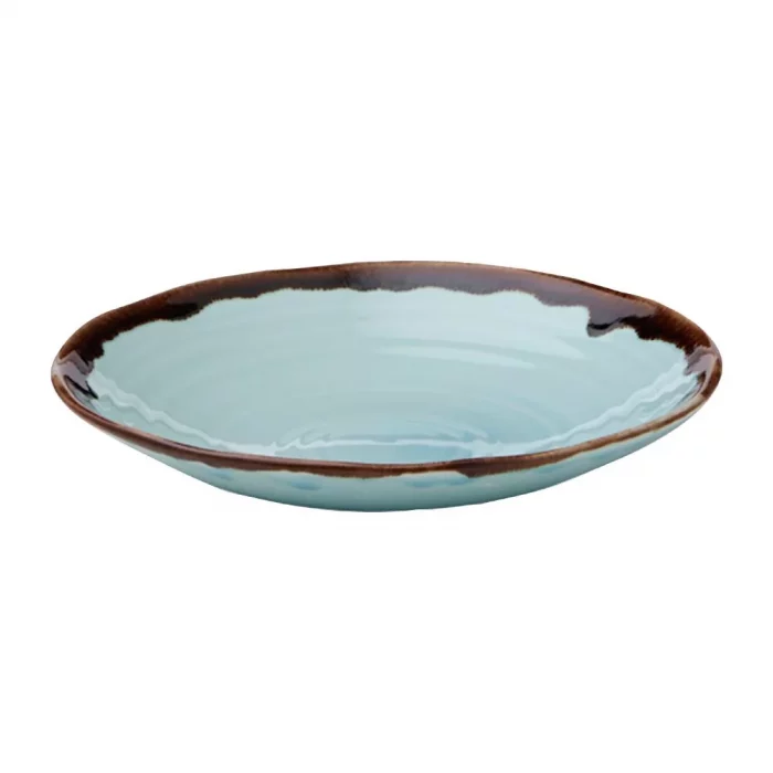 Dudson Harvest  Organic Coupe Bowls Turquoise 210mm (Pack of 12) - Image 2