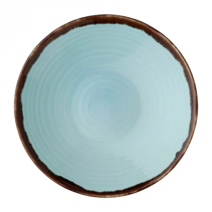 Dudson Harvest  Organic Coupe Bowls Turquoise 250mm (Pack of 12) - Image 1
