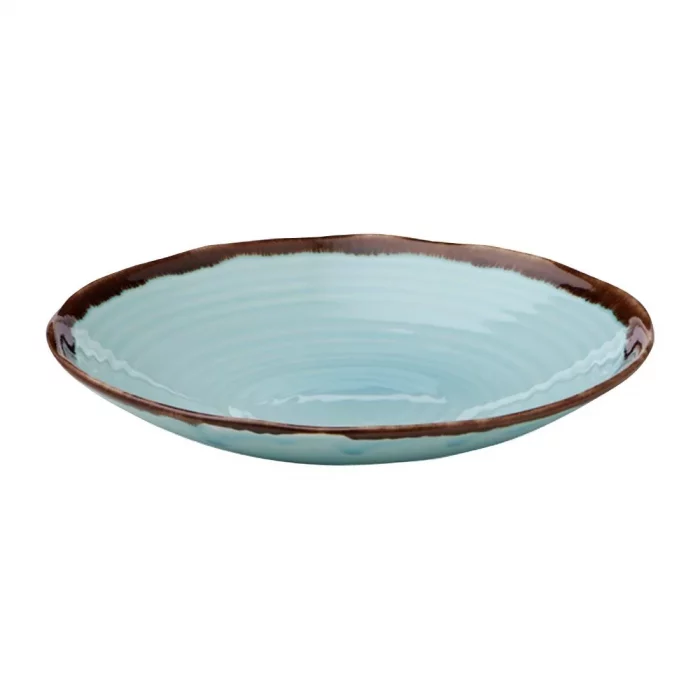 Dudson Harvest  Organic Coupe Bowls Turquoise 250mm (Pack of 12) - Image 2