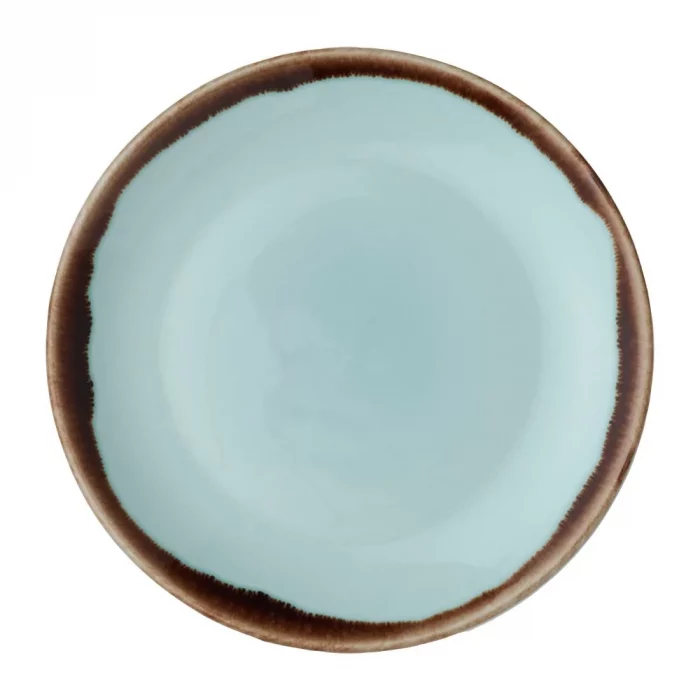Dudson Harvest Coupe Plates Turquoise 165mm (Pack of 12) - Image 1