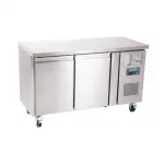 Polar U-Series Slimline Double Door Counter Fridge 228Ltr - Image 2