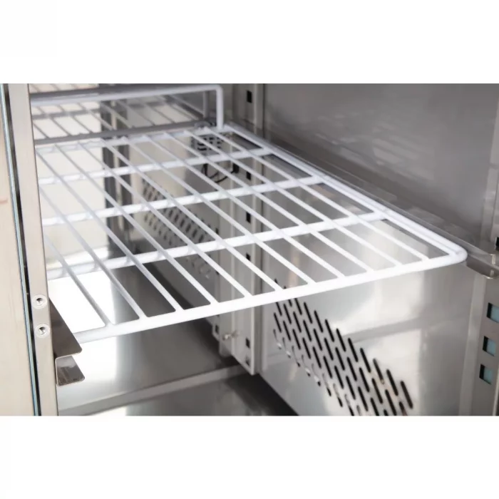 Polar U-Series Four Door Chef Base Counter Fridge - Image 4