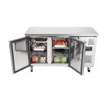Polar U-Series Slimline Double Door Counter Fridge 228Ltr - Image 9