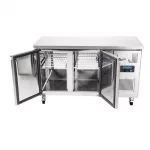 Polar U-Series Slimline Double Door Counter Fridge 228Ltr - Image 10