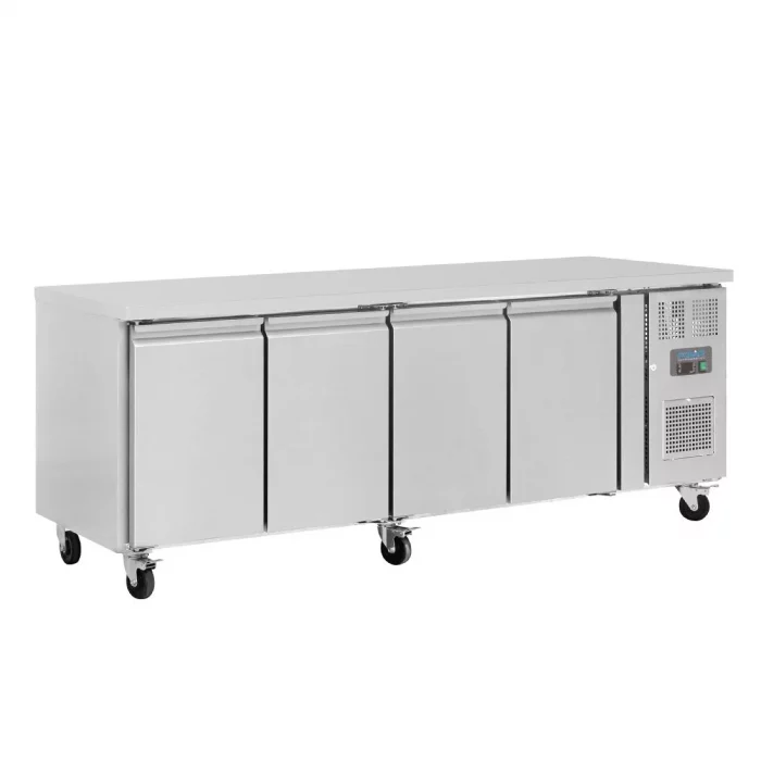Polar U-Series Slimline Four Door Counter Fridge 449Ltr - Image 1