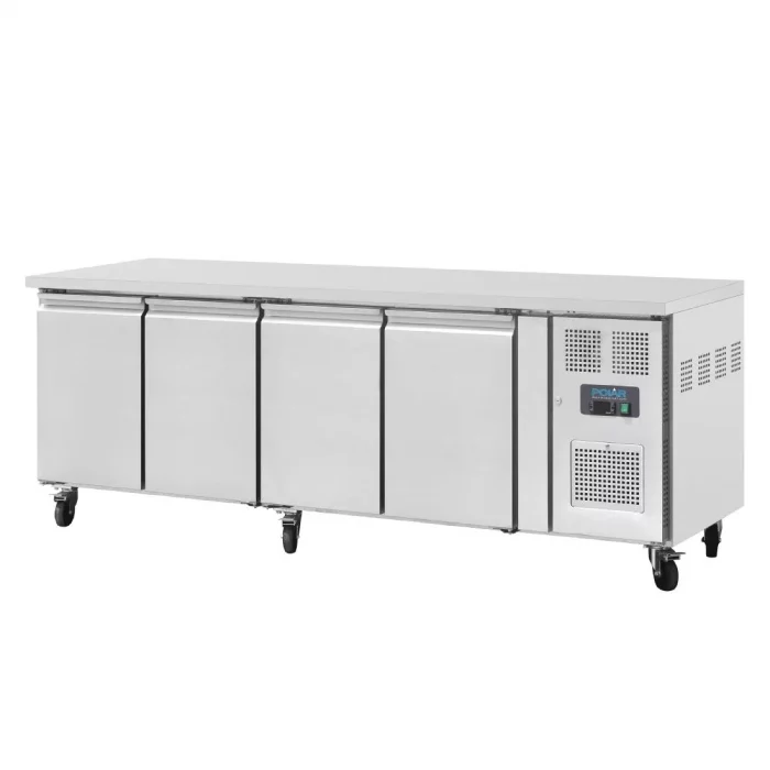 Polar U-Series Slimline Four Door Counter Fridge 449Ltr - Image 15