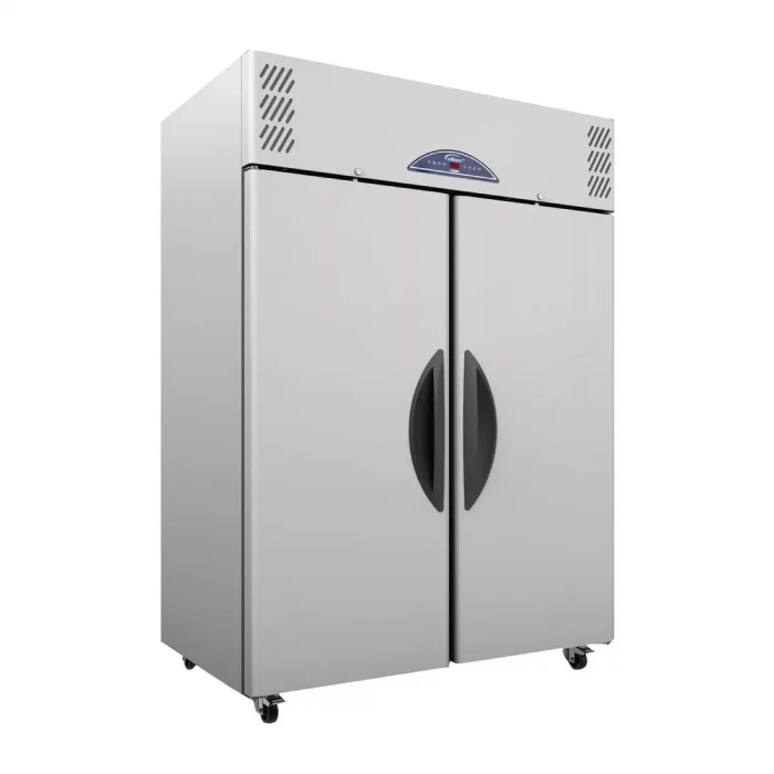 Williams Double Door Upright Fridge Stainless Steel 1295Ltr HG2T-SA - Image 1