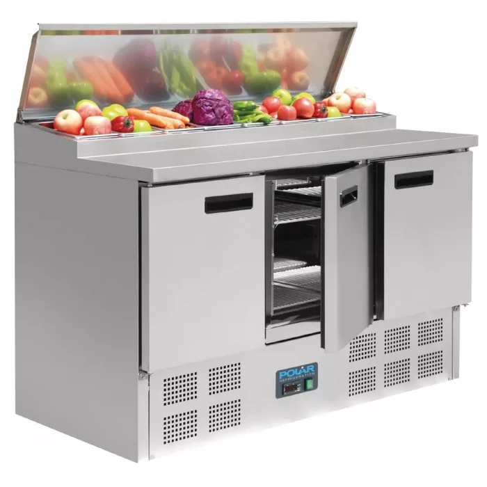 Polar G-Series Pizza Prep Counter Fridge 390Ltr - Image 1