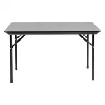 Bolero ABS Rectangular Folding Table Grey 4ft (Single) - Image 2