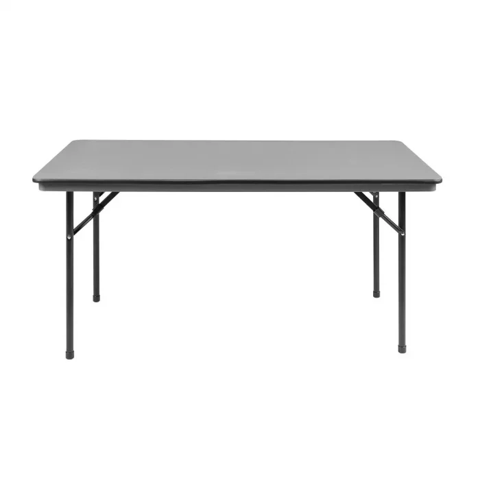 Bolero ABS Rectangular Folding Table Grey 5ft - Image 2