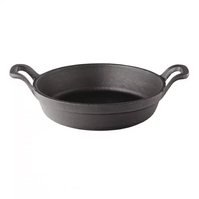 Utopia Cast Iron Round Eared Dish (Pack of 6) - Image 1