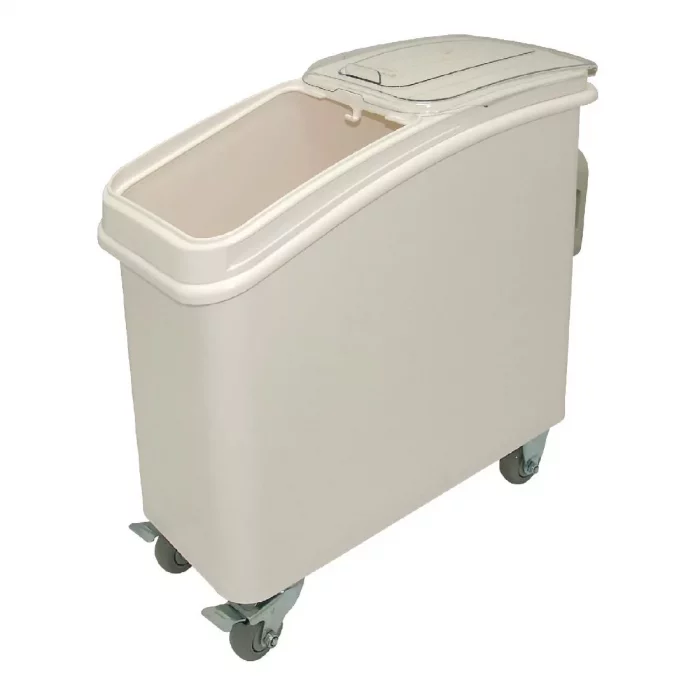 Vogue Polypropylene Ingredient Bin with Scoop 102Ltr - Image 1